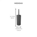 Ver imagem 4 de Escova Sanitária Coza Serene - Abertura Inteligente - Chumbo