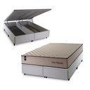 Ver imagem 2 de Conjunto Box Baú King San Diego Branco 193x203x74 Espuma D33