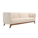 Ver imagem 3 de Sofá Fixo 5 Lugares 230cm Jacquard Bege Luminne