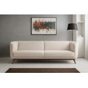 Ver imagem 1 de Sofá Fixo 5 Lugares 230cm Jacquard Bege Luminne