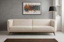 Ver imagem 1 de Sofá Fixo 5 Lugares 230cm Jacquard Bege Luminne