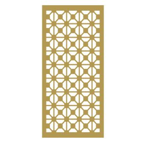 Painel Vazado Divisória Mdf Madrid Crú - 0,90x2,60m