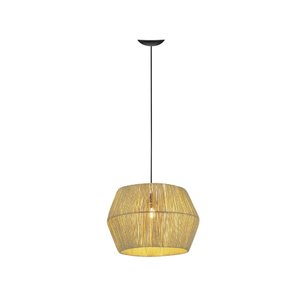 Pendente Luminária de Teto em Sisal Decoração Quarto Sala:pendente Palha
