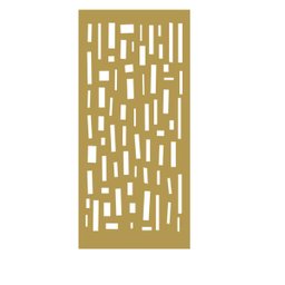 Painel Vazado Divisória Mdf Mikonos Crú - 0,60x2,40m - 1
