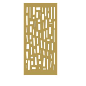 Painel Vazado Divisória Mdf Mikonos Crú - 0,60x2,40m