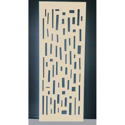 Painel Vazado Divisória Mdf Mikonos Crú - 0,60x2,40m - 2