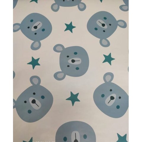 Papel de Parede Autocolante Infantil Ursos 5m