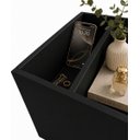 Ver imagem 5 de Mesa de Cabeceira Vivian Preto Suspensa MDF para Quarto
