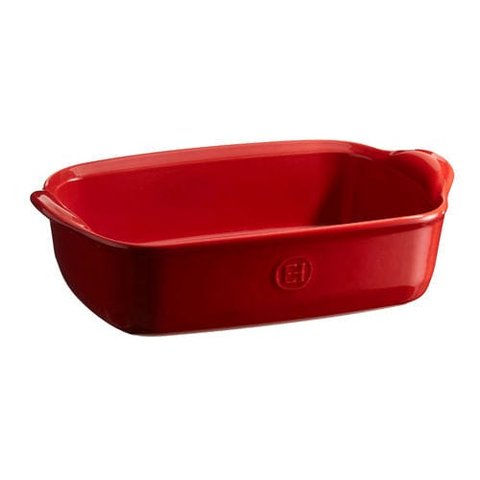 Travessa Retangular Vermelha 36 x 23 cm - 33010234 - Emile Henry