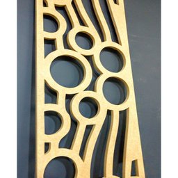 Painel Vazado Divisória Mdf Nairóbi Crú - 1,80x2,40m - 3