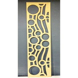 Painel Vazado Divisória Mdf Nairóbi Crú - 1,80x2,40m - 2