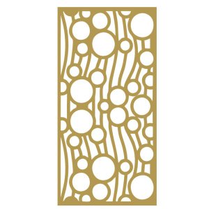 Painel Vazado Divisória Mdf Nairóbi Crú - 1,80x2,40m