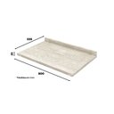 Ver imagem 6 de Balcão 80cm 100% MDF para Forno de Embutir com Tampo Branco HP/Calcare Americana