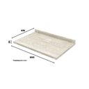 Ver imagem 6 de Balcão 80cm 100% MDF para Forno de Embutir com Tampo Branco HP/Calcare Americana