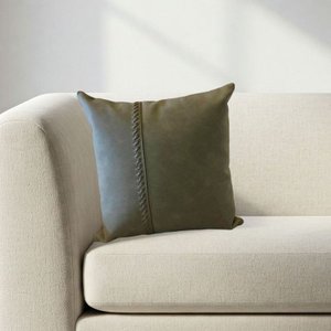 Almofada Couro Antares 50x50: Verde