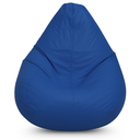 Ver imagem 1 de Puff Pera com Enchimento Decoração Conforto Eventos Almofadão - Azul