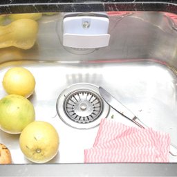 Porta Esponja com Ventosa Cozinha Suporte para Bucha de Pia Branco Plástico Cinquetti - 2