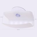 Ver imagem 4 de Porta Esponja com Ventosa Cozinha Suporte para Bucha de Pia Branco Plástico Cinquetti