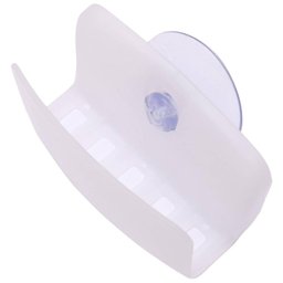 Porta Esponja com Ventosa Cozinha Suporte para Bucha de Pia Branco Plástico Cinquetti - 1
