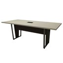 Ver imagem 3 de Mesa de Reunião 2m e 4 Cadeiras Escritório Ergonômicas F5 Cor:cinza Sagrado com Preto