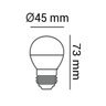 10 Lâmpada Bolinha Vermelha 15w Incandescente E-27 220v - 4