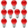 10 Lâmpada Bolinha Vermelha 15w Incandescente E-27 220v - 1