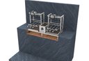 Ver imagem 3 de Parrilla Dupla de Alvenaria 118x45 Grelha Uruguaia com Elevação e 6 Espetos