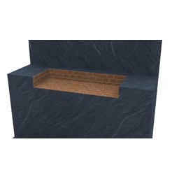 Parrilla Dupla de Alvenaria 118x45 Grelha Uruguaia com Elevação e 6 Espetos - 6