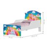 Mini Cama Princesa Unicórnio Arco Íris Com Colchão - 2