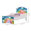 Ver imagem 2 de Mini Cama Princesa Unicórnio Arco Íris Com Colchão
