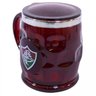 Caneca Fluminense Térmica 500ml Vermelha com Tampa Oficial - 3