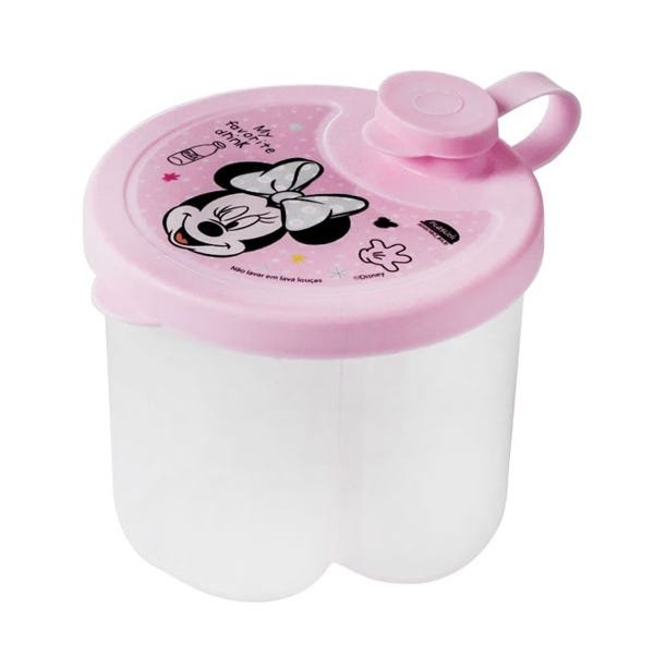 Kit Baby Minnie Prato Térmico Dosador Pote Papinha Caneca - 3