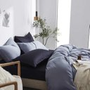 Ver imagem 3 de Jogo de Cama Casal Queen 7 Pç Completo Edredom 260x260cm