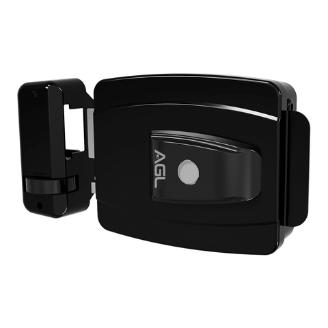 Fechadura AL100 42mm Interna Tetra Conve 12V Botão Preta Agl