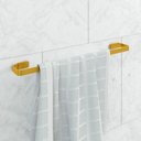 Ver mais imagens de Kit de Acessórios para Banheiro 6 Peças Dourado - Rede Móveis