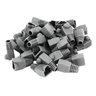 Kit 100 Capas Protetoras P/conector Rj45 Utp Cat5 Cat6 Cinza - 1