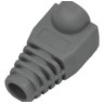 Kit 100 Capas Protetoras P/conector Rj45 Utp Cat5 Cat6 Cinza - 2