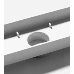 Ralo Linear Oculto Invisível 5x50 para Banheiro Branco - 7