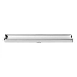Ralo Linear Oculto Invisível 5x50 para Banheiro Branco - 5