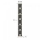 Ver imagem 2 de Módulo Closet 5 Prateleiras 25,3cm Prime Luciane Móveis