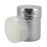 Saleiro e Pimenteiro em Aço Inox Com Tampa de Plástico - 1