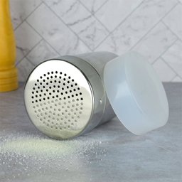 Saleiro e Pimenteiro em Aço Inox Com Tampa de Plástico - 3