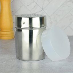 Saleiro e Pimenteiro em Aço Inox Com Tampa de Plástico - 2