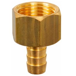 Adaptador Bico Latão 1/2 Femea X 3/8 Bm para Mangueira Gás - 3
