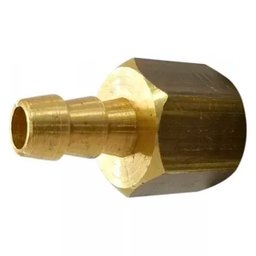 Adaptador Bico Latão 1/2 Femea X 3/8 Bm para Mangueira Gás - 4