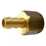 Adaptador Bico Latão 1/2 Femea X 3/8 Bm para Mangueira Gás - 4