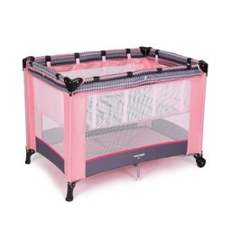 Berço Portátil Fit - Geo Rosa - Voyage - 2