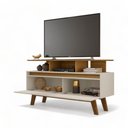 Ver imagem 2 de Rack com Gavetas Rubi 1,2 Cinamomo e Off White Bechara