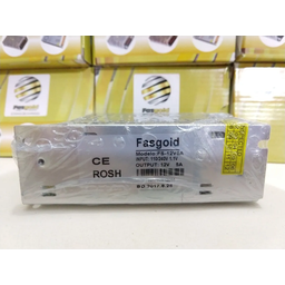 Fonte CFTV Chaveada Colmeia Fasgold Bivolt Gabinete Metalico 12V 5A - 4