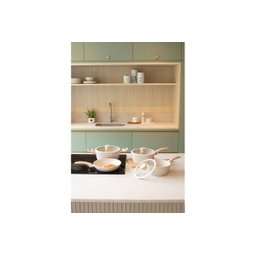 Jogo de Panelas Brinox Antiaderente Ceramic Life 6 Peças Sirius com Indução Vanilla - 9